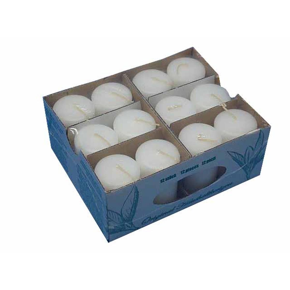 CANDELA MOCCOLO 40x7 12pzBIANCO56200.01