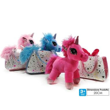 Morbidosi unicorno in bors.h22cm 721800