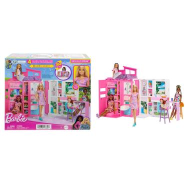 Barbie loft casa vacanze c/bambola hrj77-0