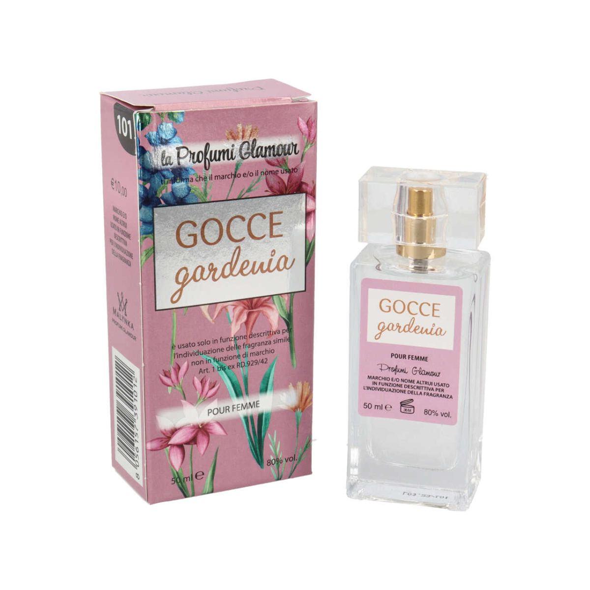 Profumo donna 50ml gocce gardenia 101