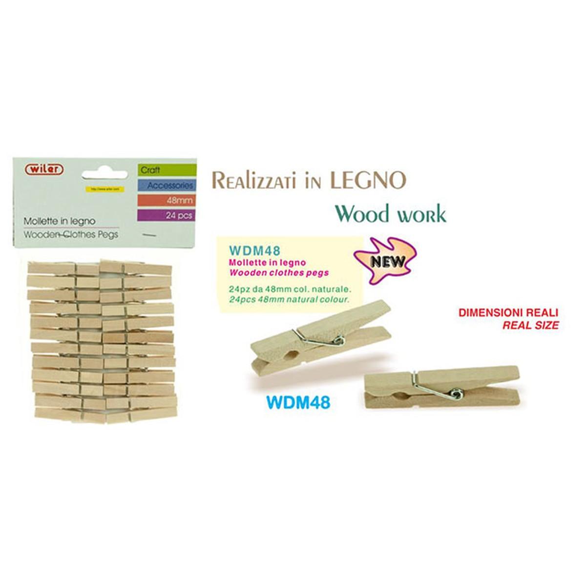MOLLETTE LEGNO 24pz 48mm WDM48
