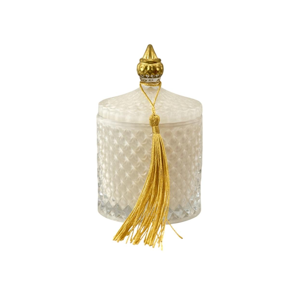 Candela diamond 6,8xh11cm bianca 625468