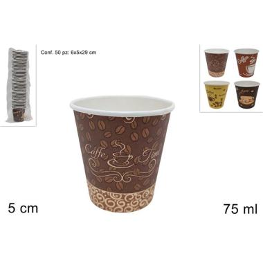 Bicchieri da caffe' in carta 75cc