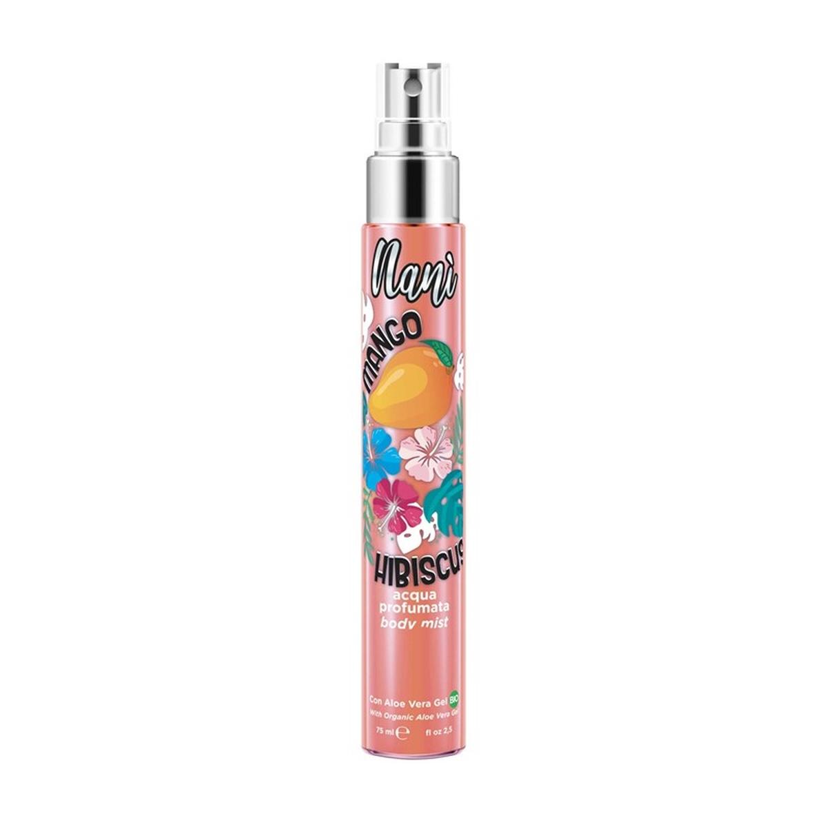 Nani Mango e Hibiscus Body Mist 75ml - Profumo Solare e Tropicale