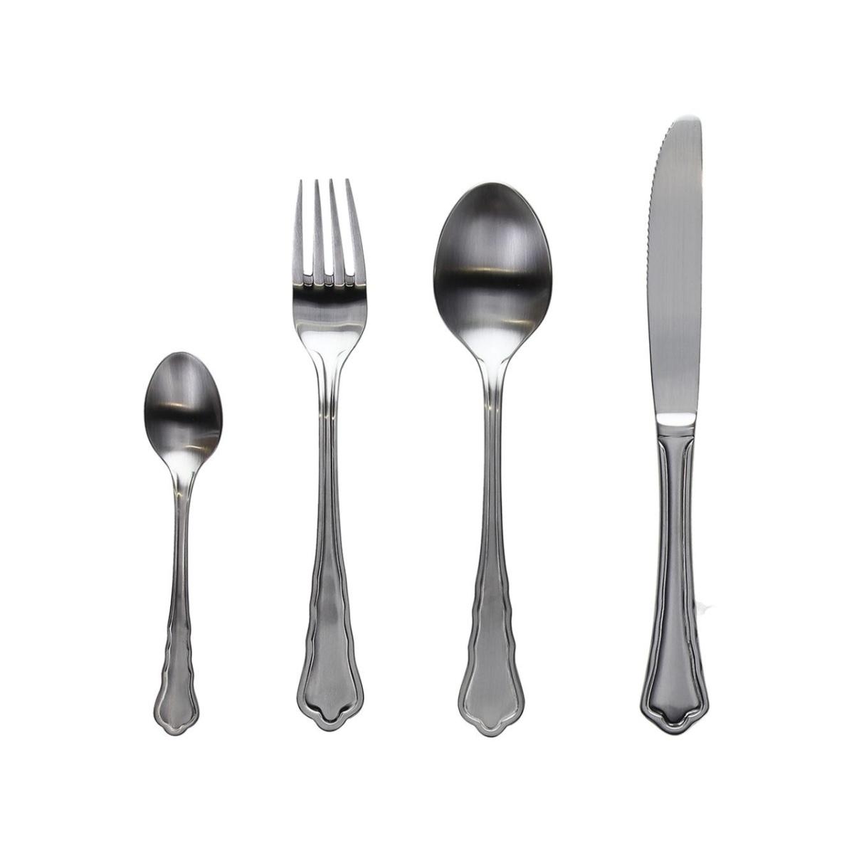 Set Posate Tognana Impero 24 Pezzi in Acciaio Inox, Servizio da Tavola Lavabile in Lavastoviglie