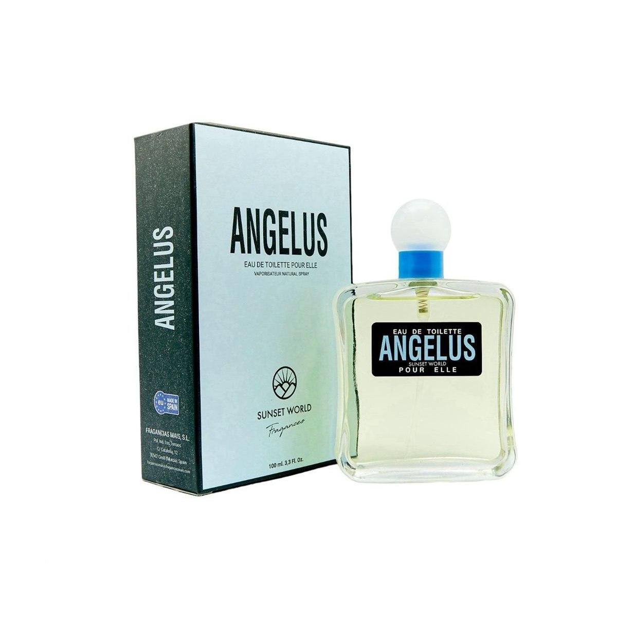 Sunset World Fragances Angelus. Profumo Donna EDT 100ml Floreale Muschiato