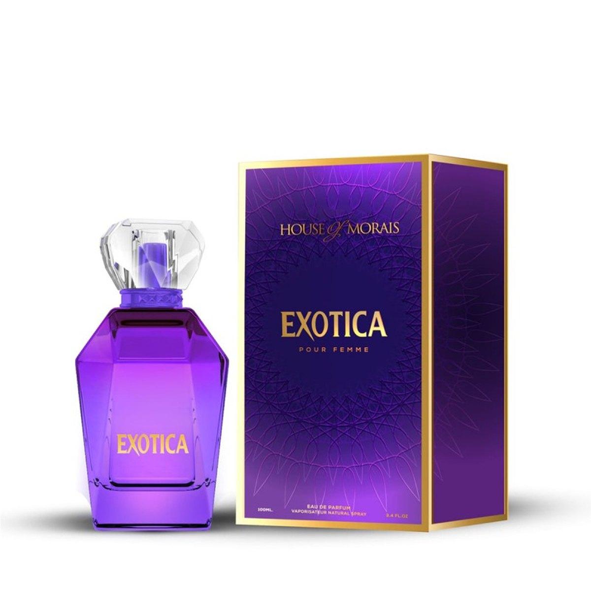 House of Morais Profumo Donna Exotica EDP 100ml Floreale Ambrato Legnoso