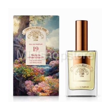 Compagnia delle Indie Mughetto e Muschi Bianchi Eau de Parfum 75 ml Profumo Fresco Unisex