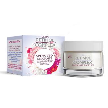 Ultra Retinol Complex Crema Viso Idratante 50ml Peonia Goji Canapa Anti-Età