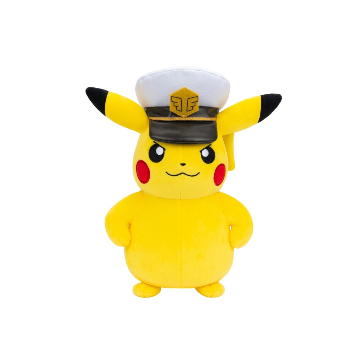 Peluche Pokémon Capitan Pikachu 20cm Ufficiale Rei Toys Giocattolo