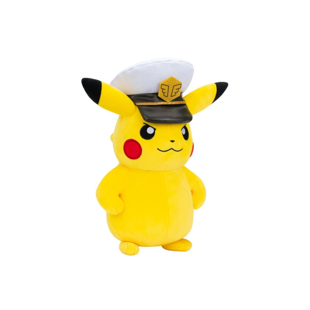 Peluche Pokémon Capitan Pikachu 20cm Ufficiale Rei Toys Giocattolo