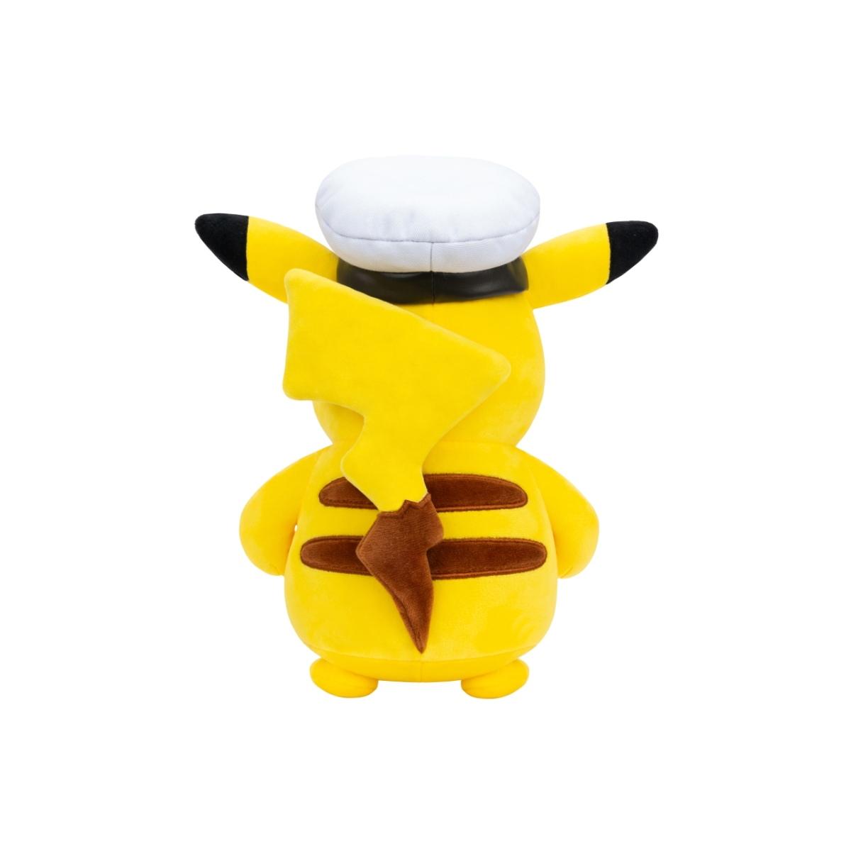 Peluche Pokémon Capitan Pikachu 20cm Ufficiale Rei Toys Giocattolo