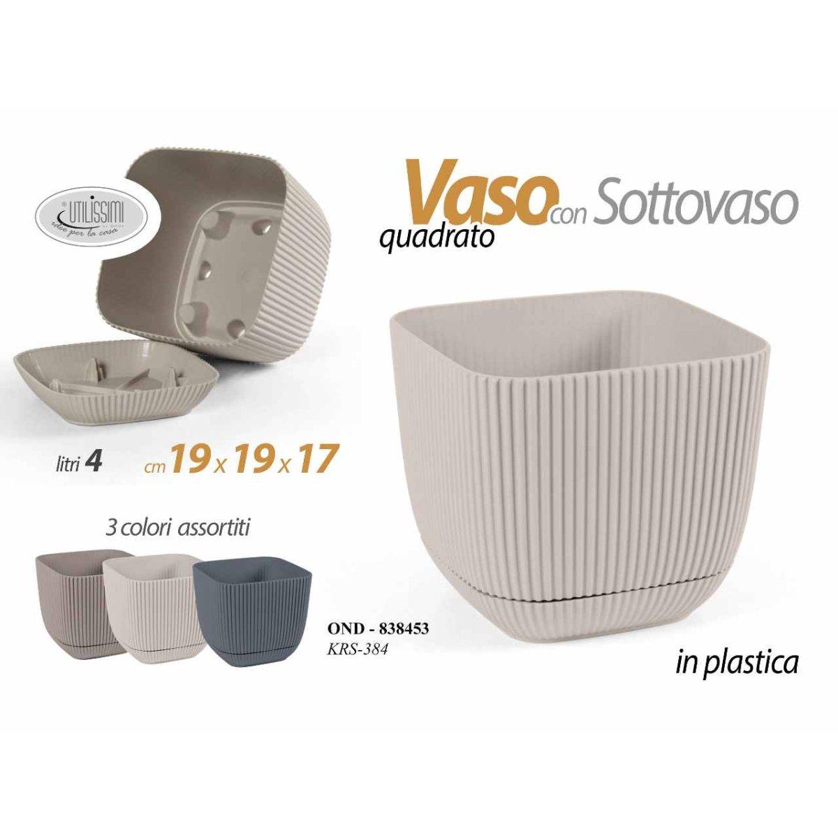 P.VASO QUADRATO 4lt 838453