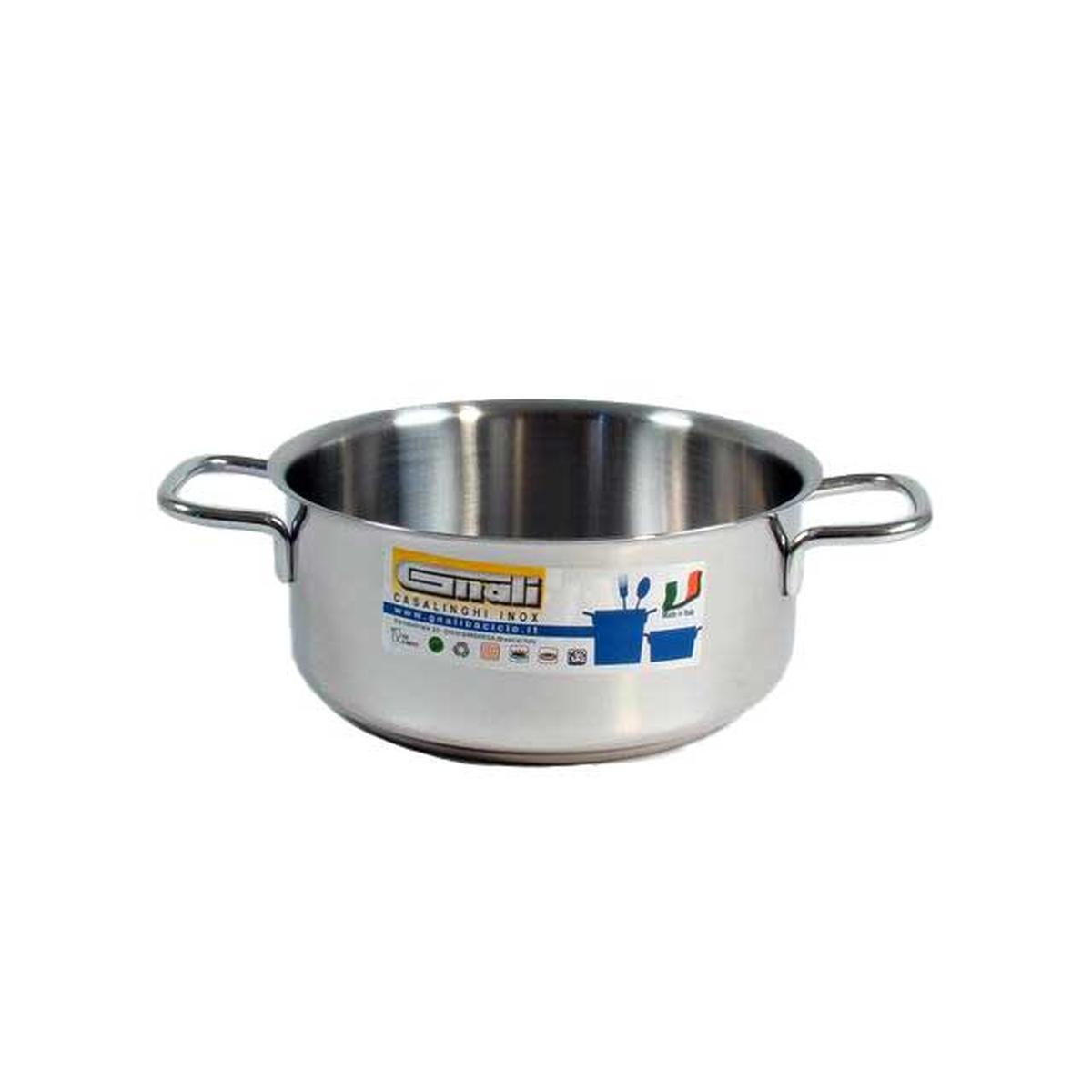 CASSERUOLA FONDA 18cm 2 MANICI C218