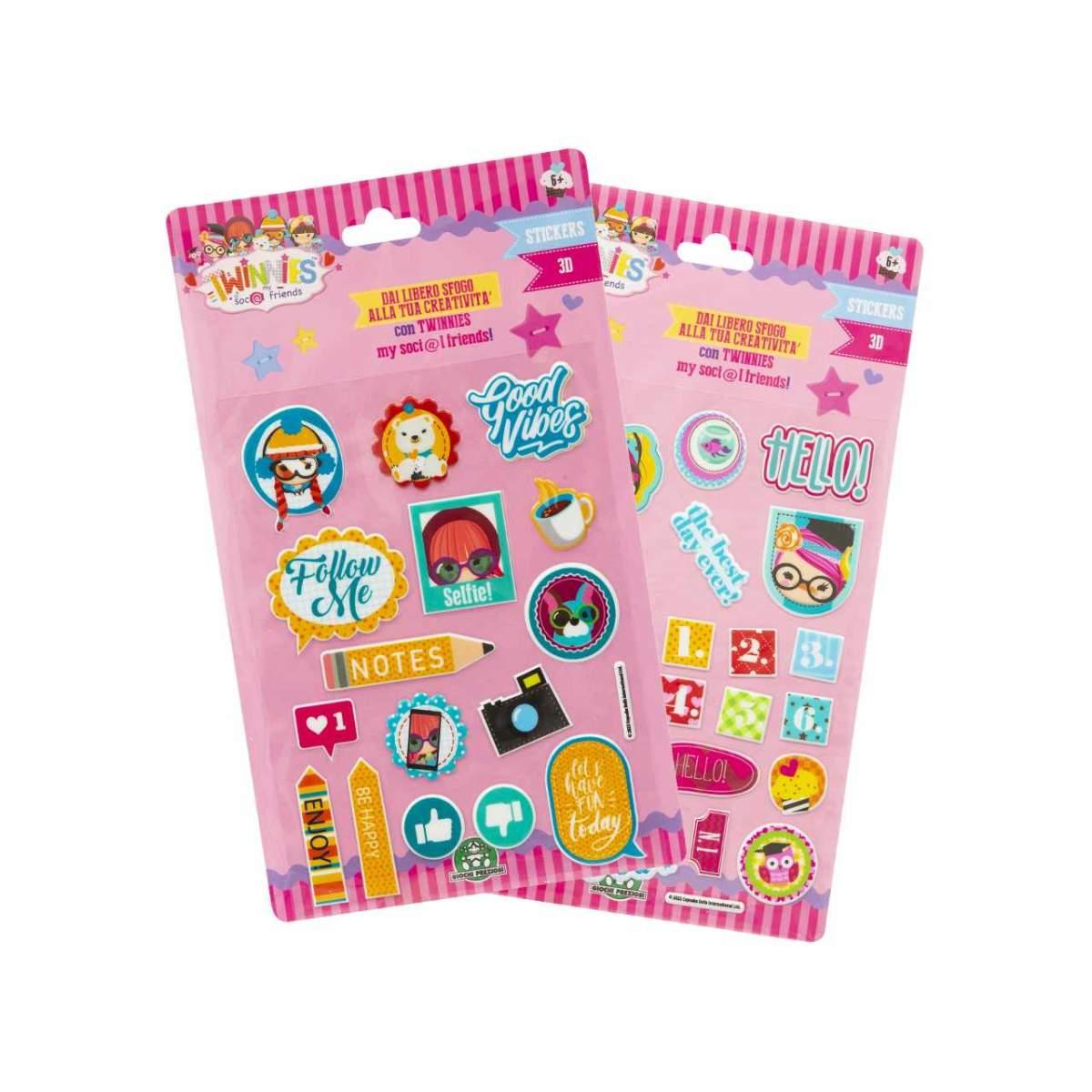 Twinnies sticker 3d tnn05000