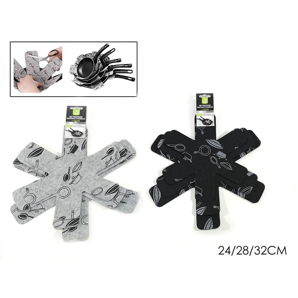 Salvapentola set 3 pz 24/28/32 751097