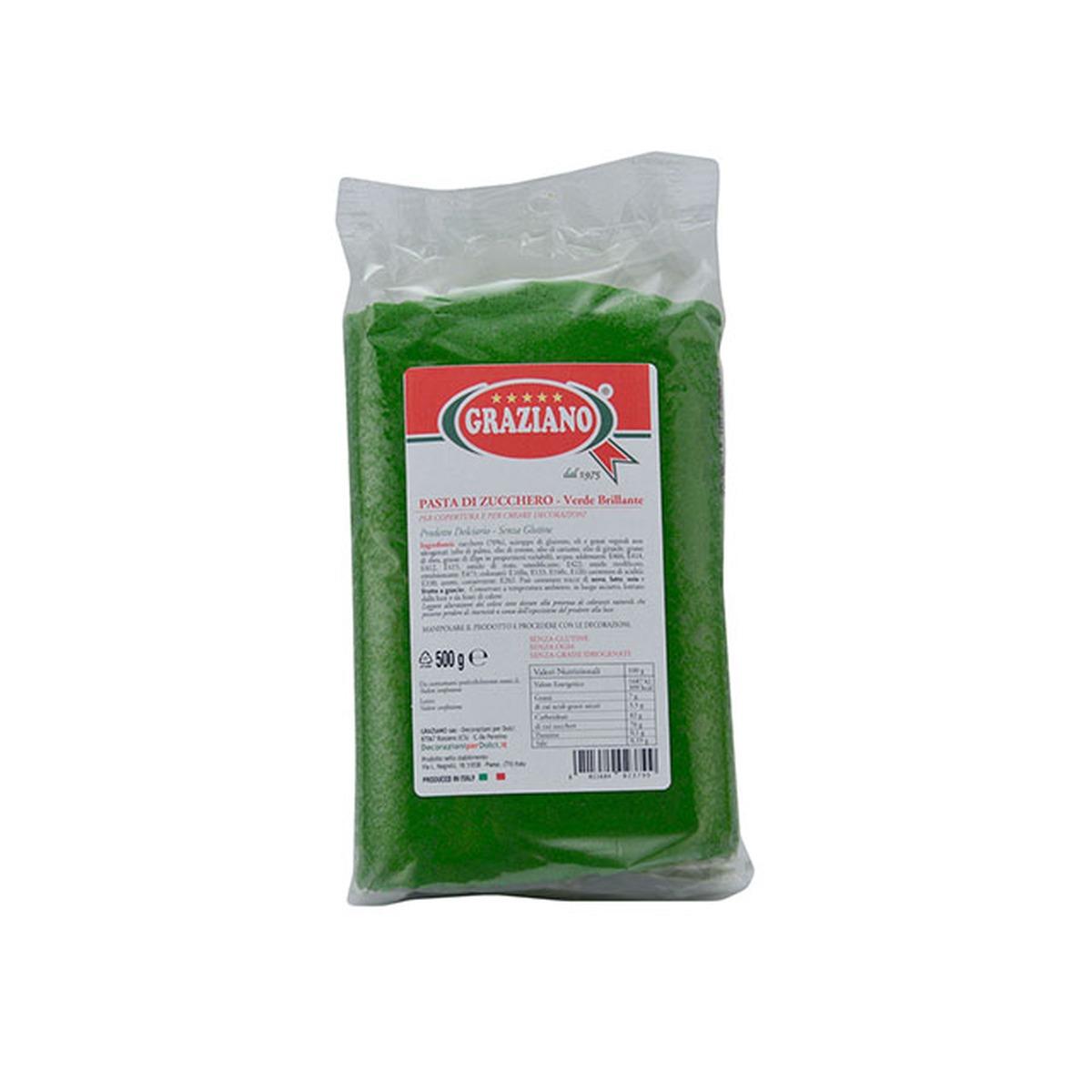 PASTA DI ZUCCHERO 250gr VERDE