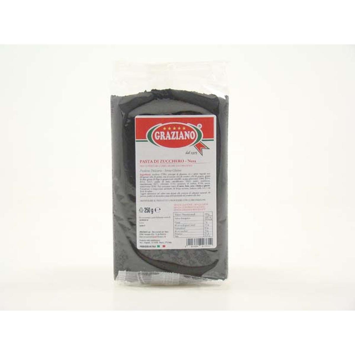 PASTA DI ZUCCHERO 250gr NERA