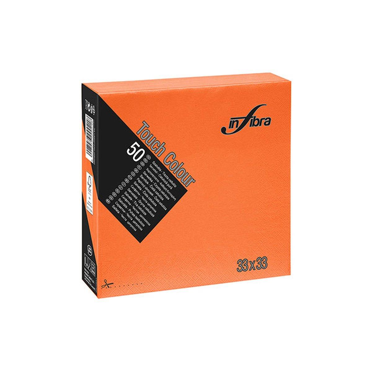 TOVAGLIOLO TOUCH 33x33 50pz ARANCIO I-0331