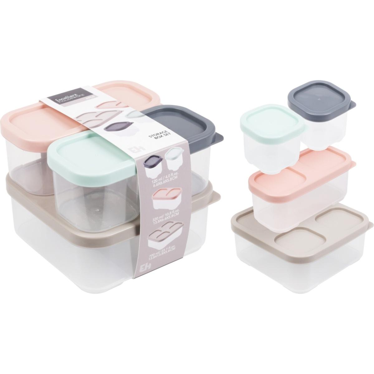 Box contenitori pp 4pz ass. 101004480