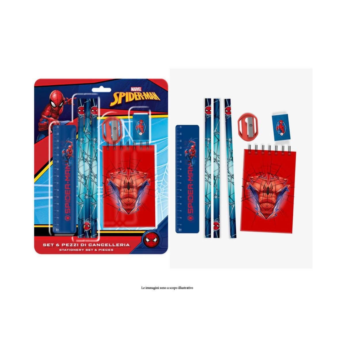 Spiderman set cancelleria 7pz sp0944