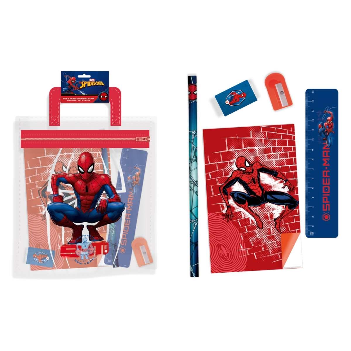 Spiderman set cancelleria sp0952