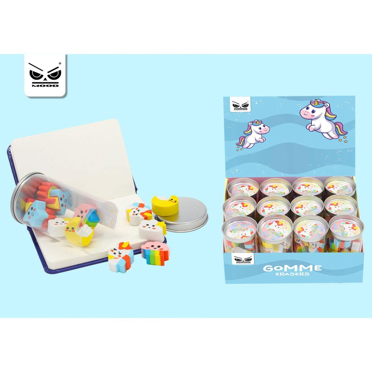 Gommine mini unicorno 12 pz st7421