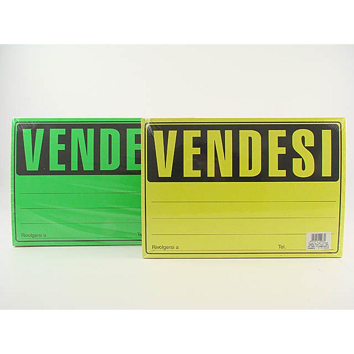 CARTELLI FLU.23X33 25pz VENDESI 10967