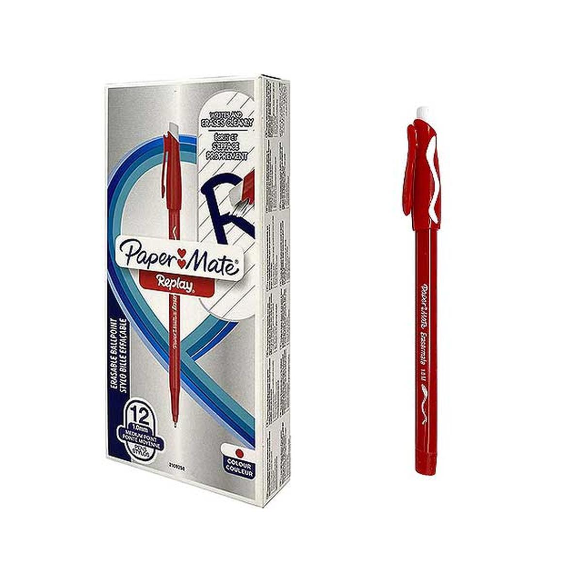 PENNA PAPER MATE REPLAY 12pz ROSSA 1267$
