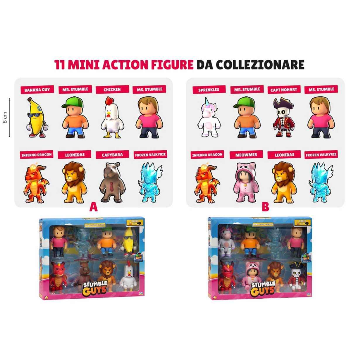 Stumble guys 8cm 8 personaggi 21739258