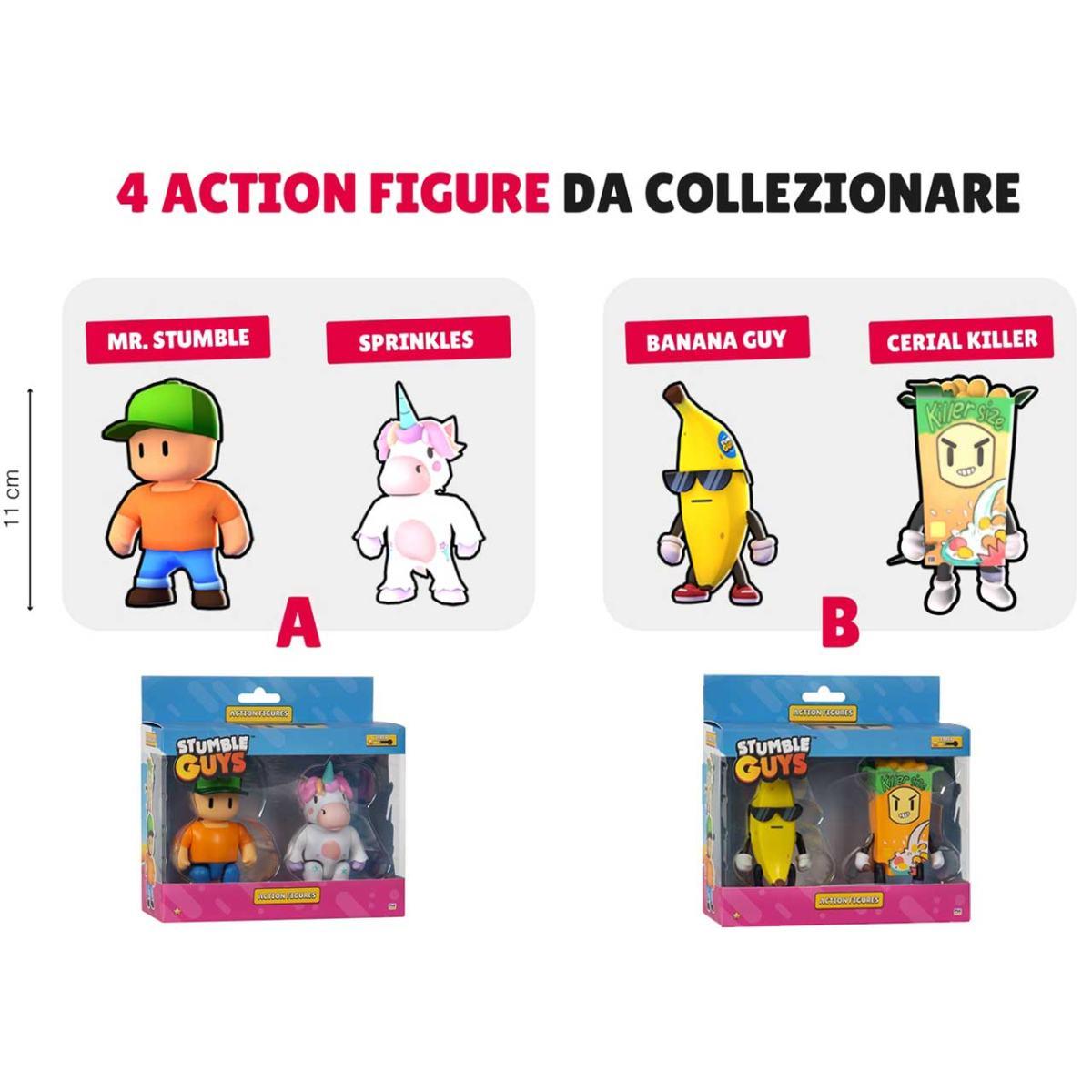 Stumble guys 11cm 2 personaggi 21739260