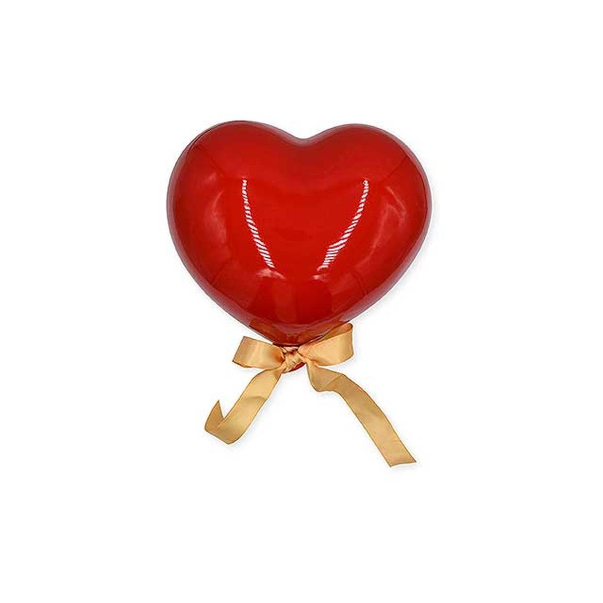 PALLONE CUORE 12cm ROSSO CUORE12ROSS