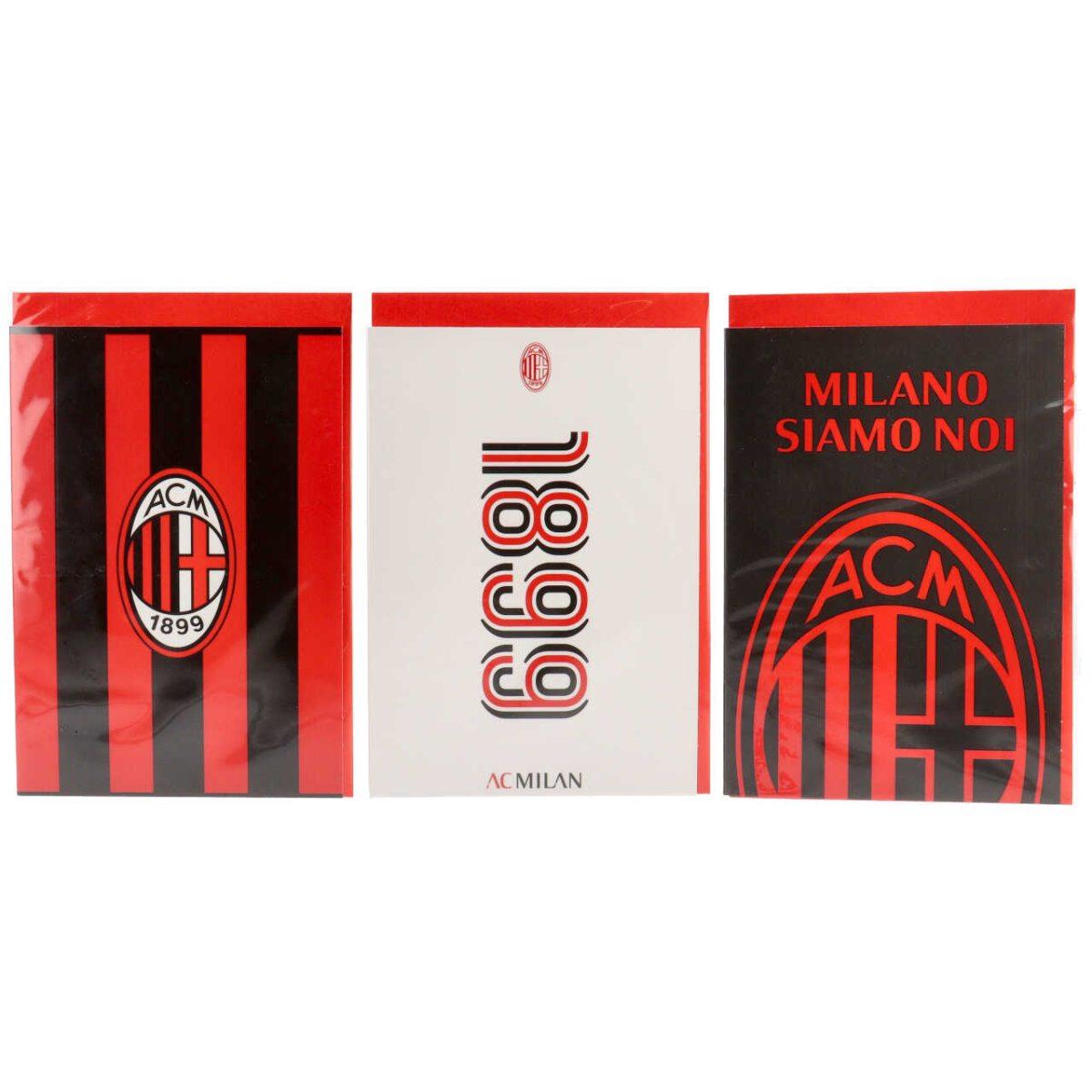 Biglietto auguri milan 5f2002006