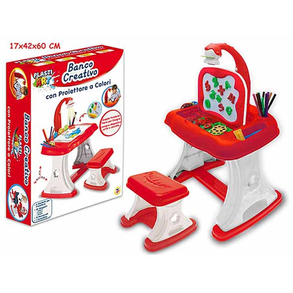 Plastiart banco scuola c/proiettore 63389