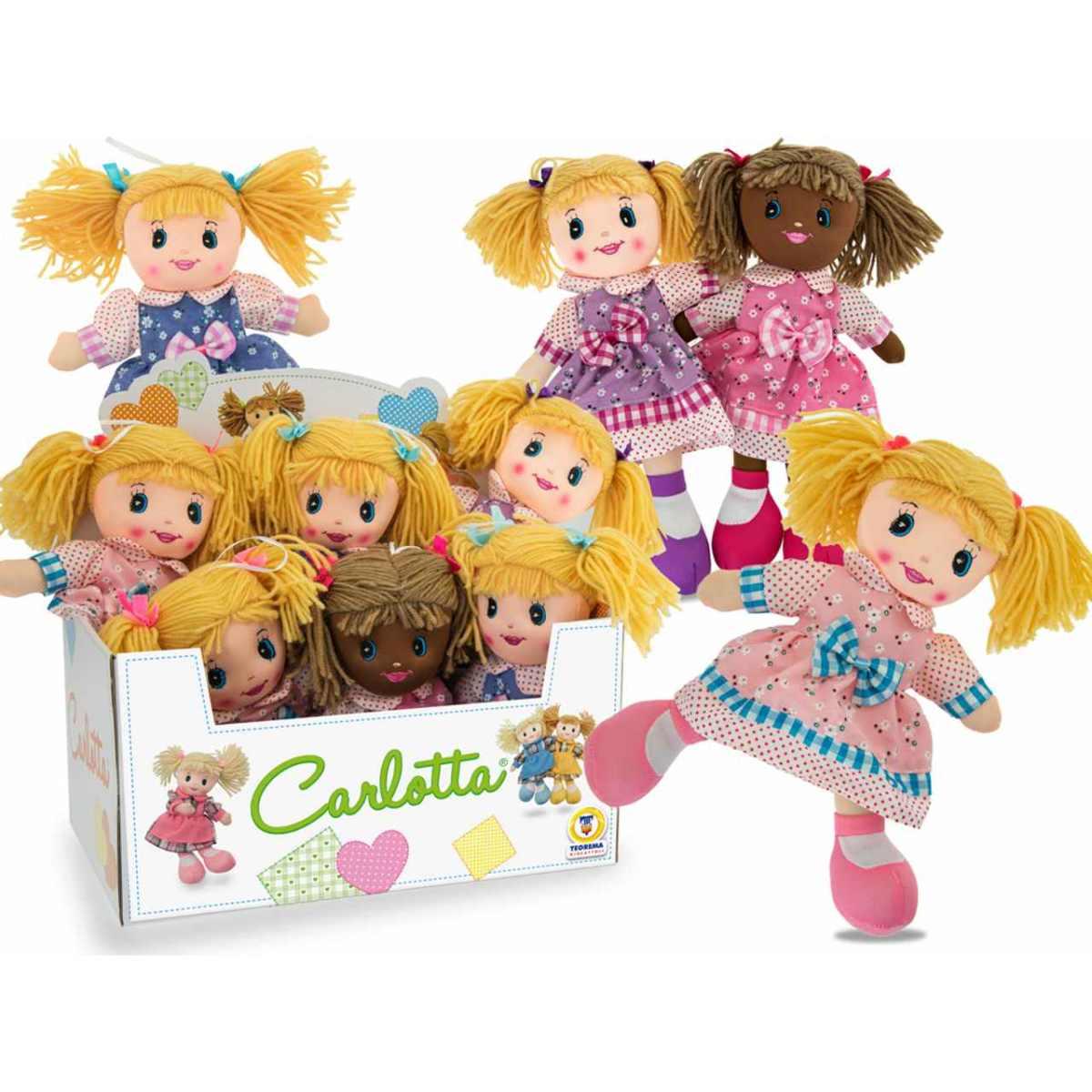 Carlotta - bambola in pezza flore 66257