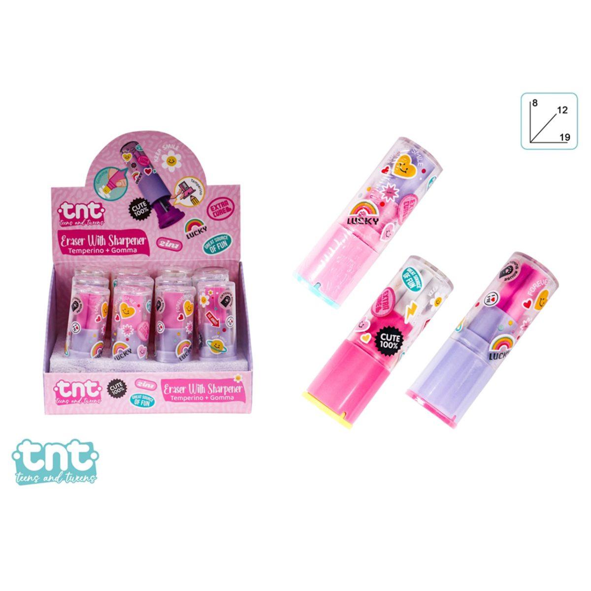 Tnt beauty art temperino e gomma 92043