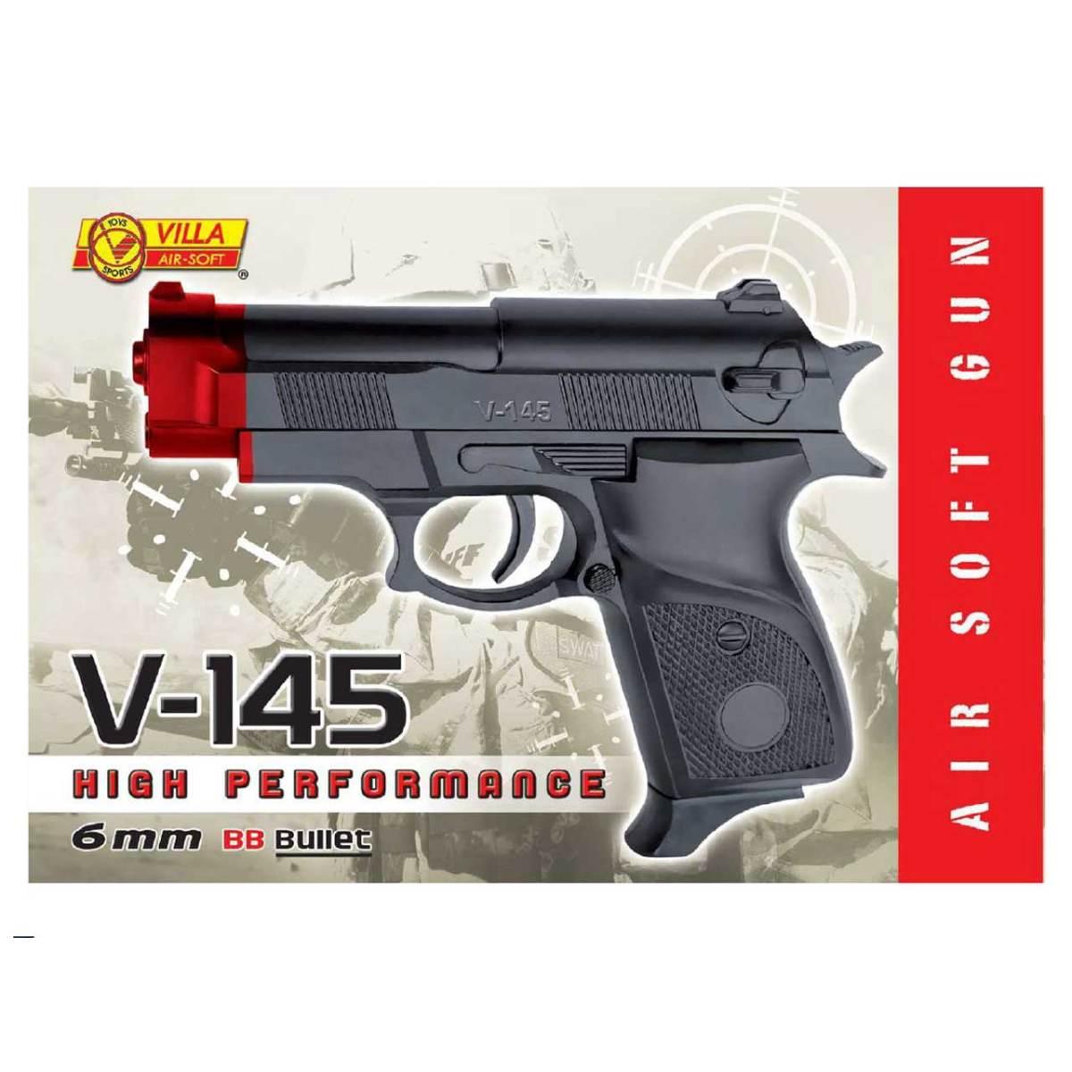 Pistola v-145 air soft calibro 6 mm 145