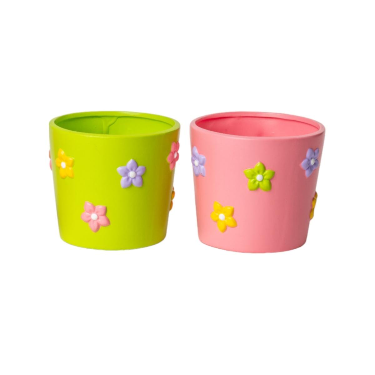 Vaso c/fiori d.13,5xh.12,5 ass 52220l