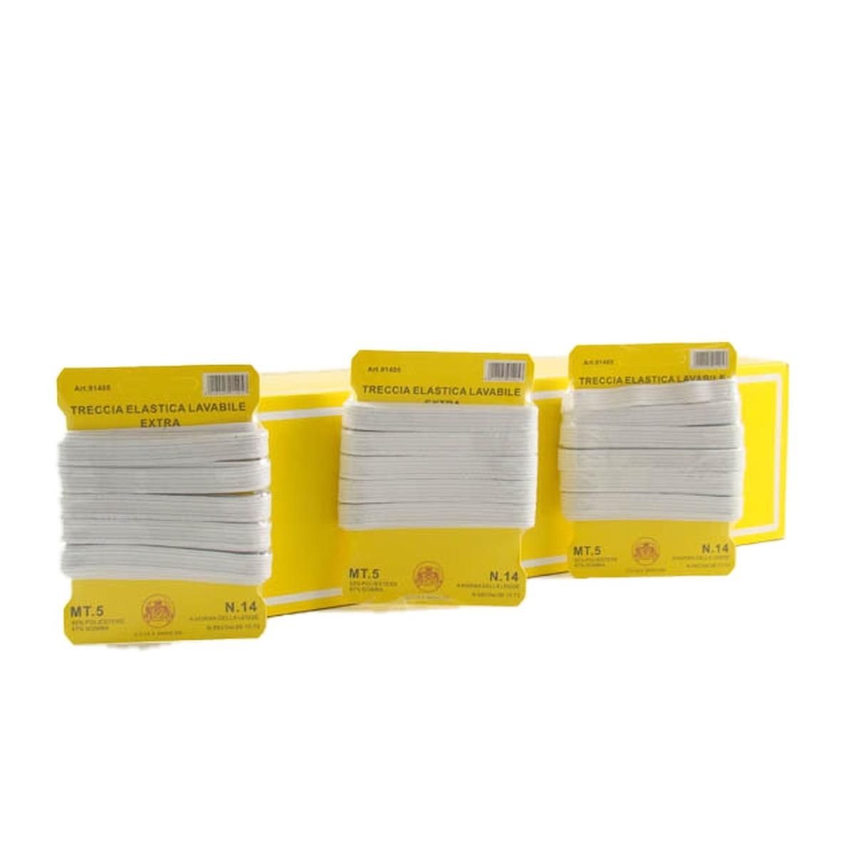 Treccia elastica n.14 mt.5  91405