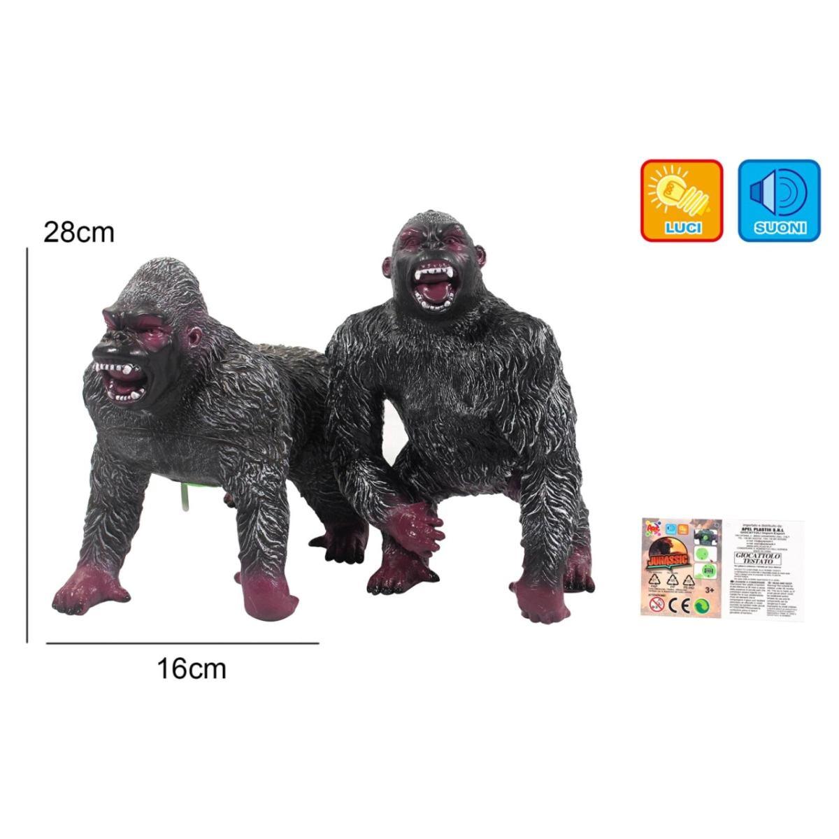 Gorilla con suoni 32cm