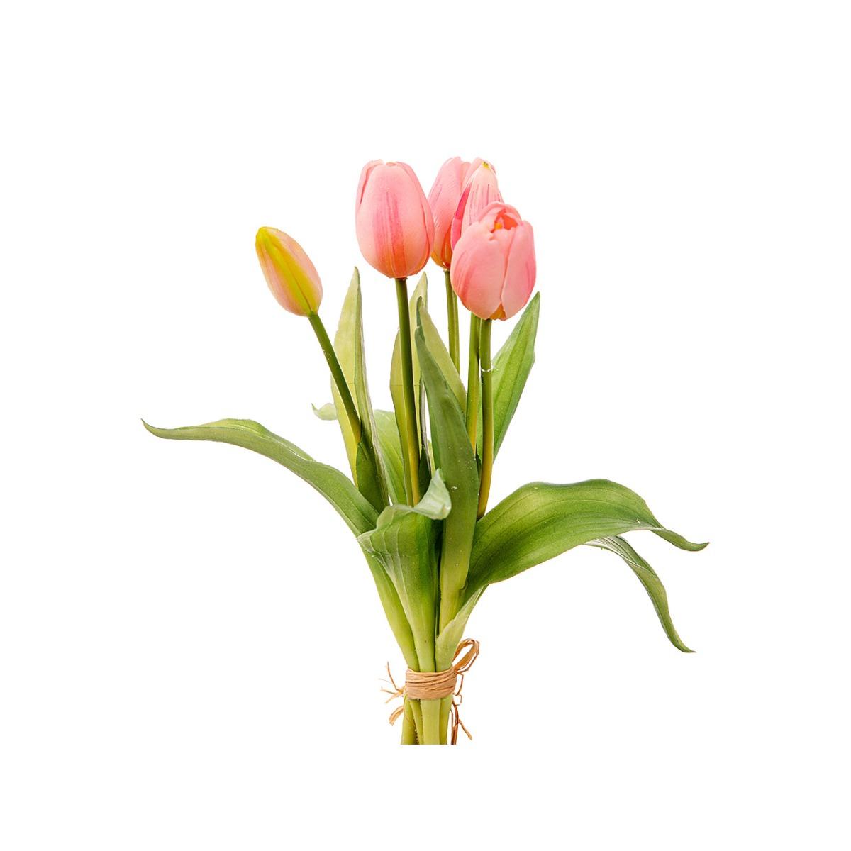 Fascio tulipani nat to 35cm rosa a23973