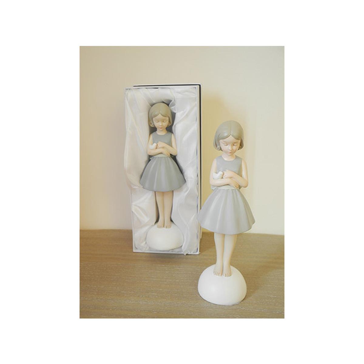 BIMBA POLY C/CUORE 8x7x25cm QLUX19453