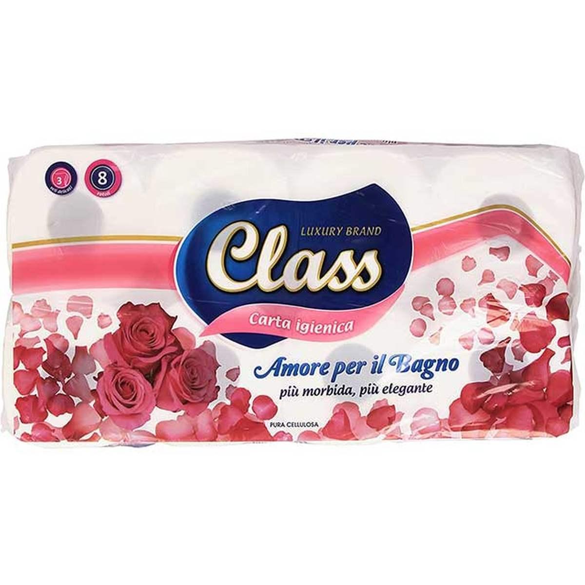 Class carta igienica 8 rotoli ic452a$