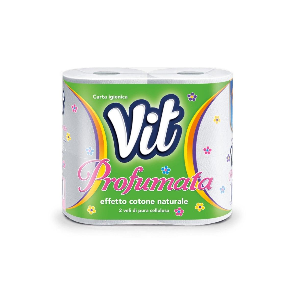 Vit carta igienica profumata 2v 4 rotoli$