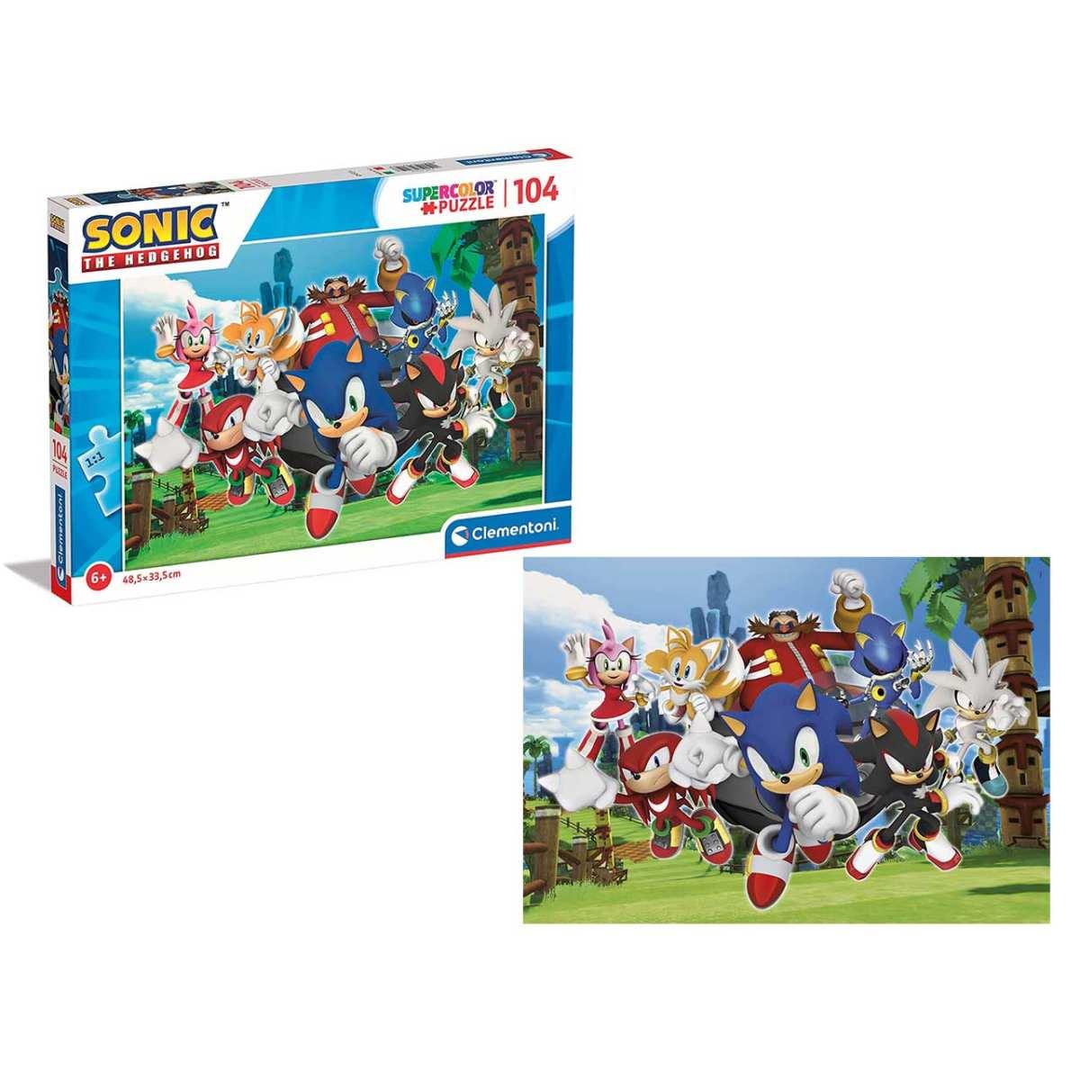Puzzle da 104 pezzi sonic 27159.7
