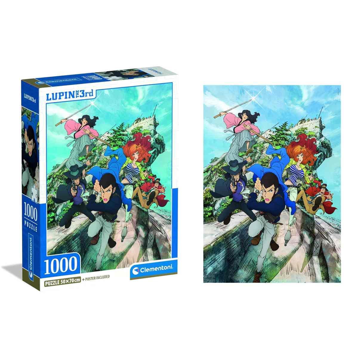 Puzzle 1000 pezzi lupin iii - 3 37068.9