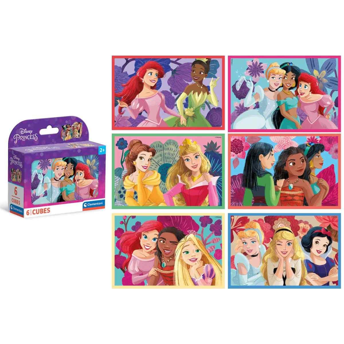 Princess puzzle cubi 6 pz 40660