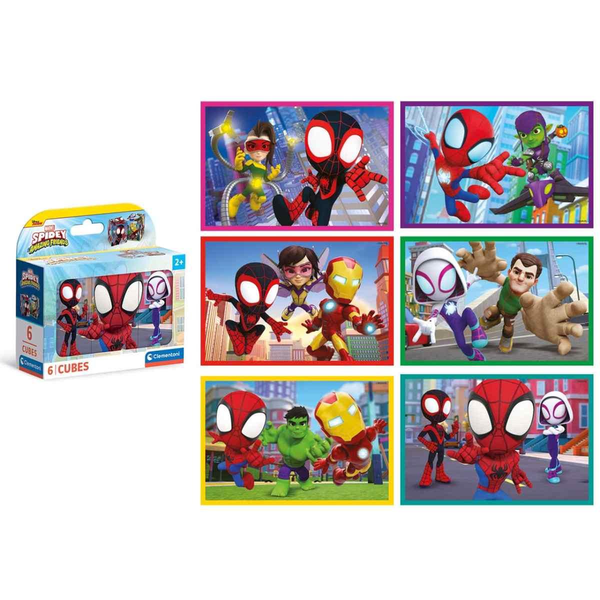 Spidey puzzle cubi 6pz 40661