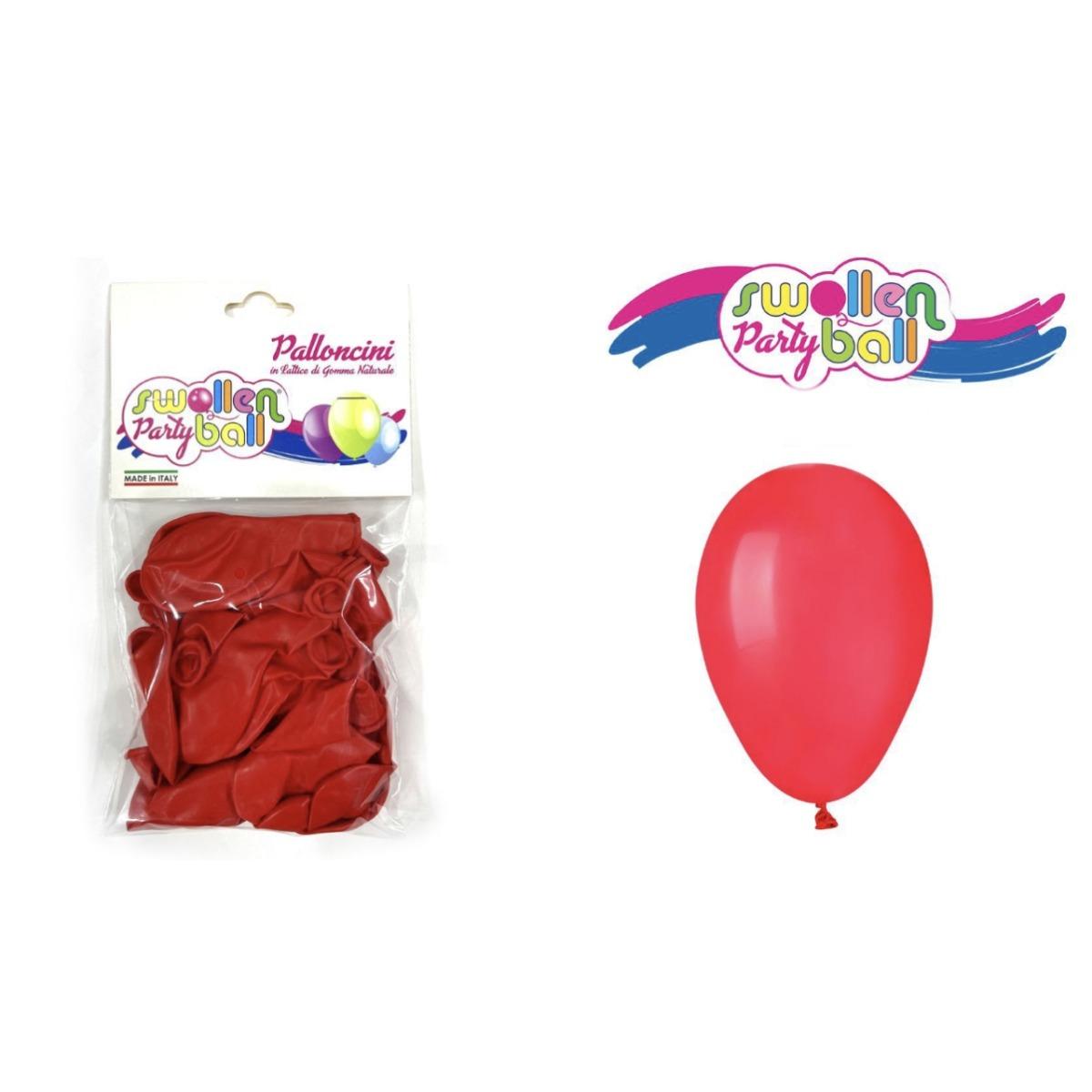 Palloncini gomma 40 pezzi rosso
