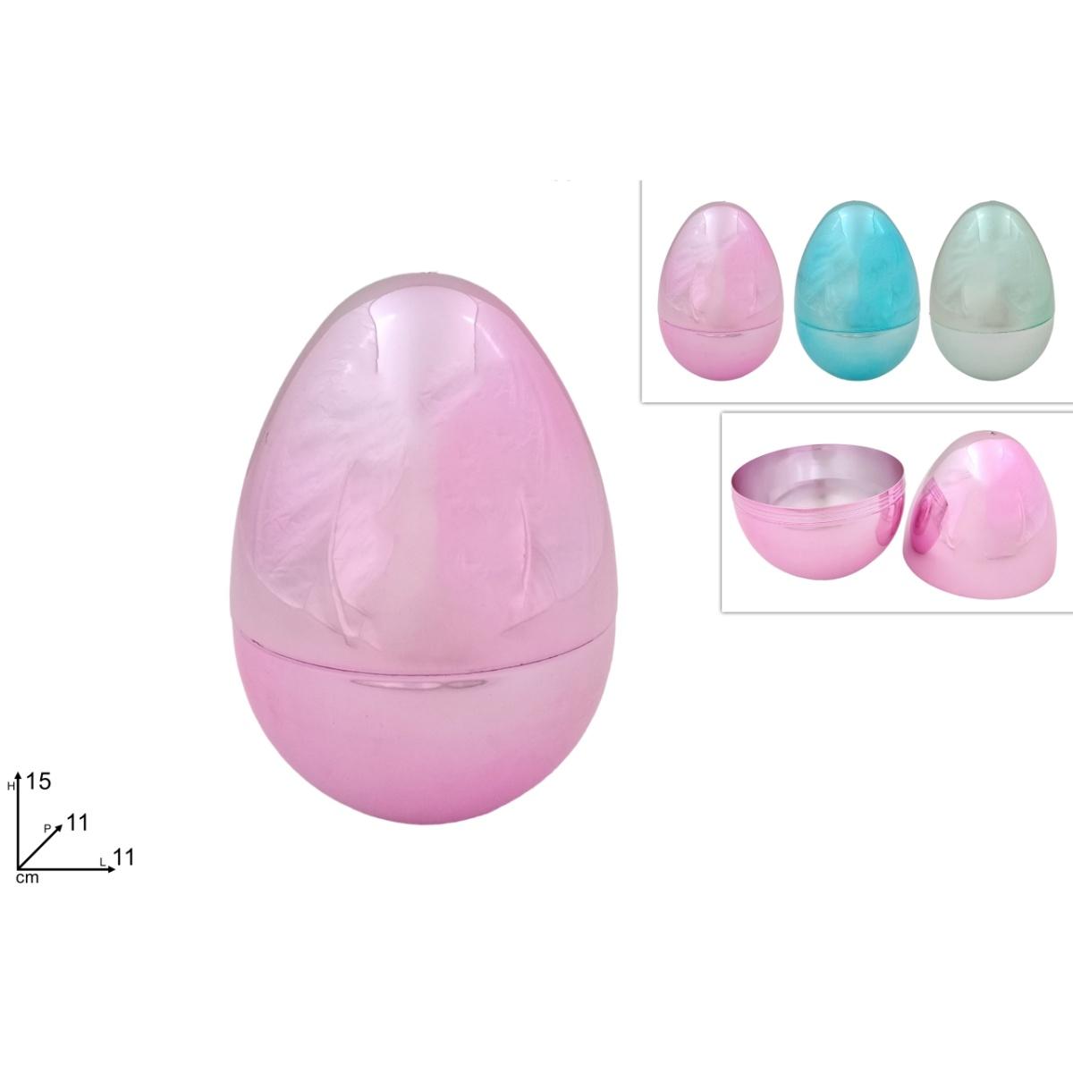 Uova plastica 15cm ass xpa24008571